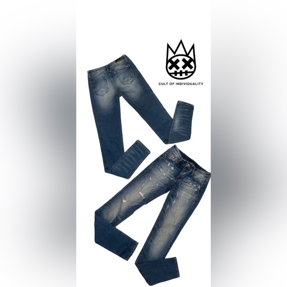 Cult of Individuality women’s size 25 super cute miderise distressed jea… - Picture 1 of 14